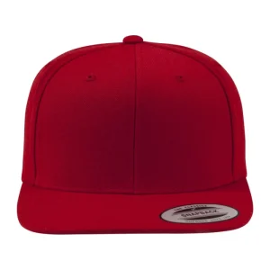 Snapback classico - Rosso/Rosso