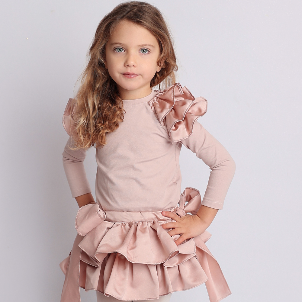 Terminata Gonna Fiocco rosa cipria - immagine 5