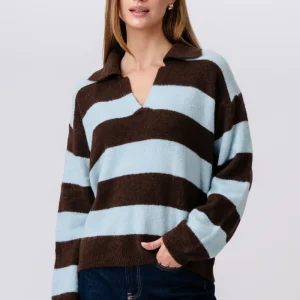 Nora Knit - Marrone/Azzurro