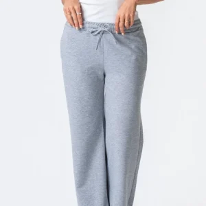 Pantaloni della tuta - melange grigio