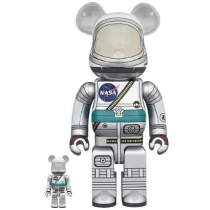 BEARBRICK 100% 400% PROJECT MERCURY ASTRONAUT