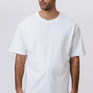 T-shirt Boxfit pesante - bianca