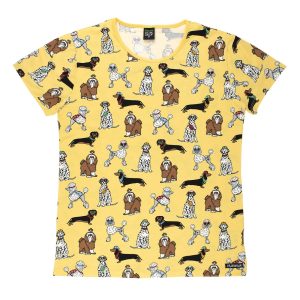 T-SHIRT ADULTO FUNKY DOGS – BANANA
