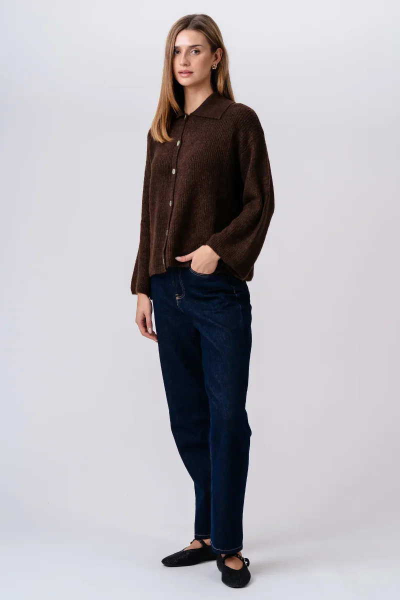 Josie Polo in maglia - Marrone - immagine 6