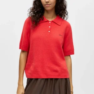 Polo Debbie lavorata a maglia - Stella di Natale