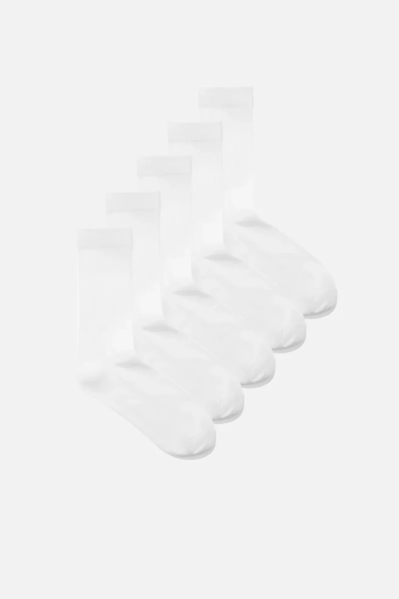 Calzini da tennis eredità 5 pezzi. - Bianco - Donne - immagine 5