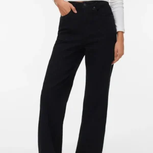 Tessa Wide Jeans Animale Stampa - Nero Leopardo in denim