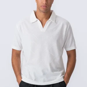 Polo testuzzato di atlas - bianco