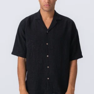 Camicia a maniche corte - Nero