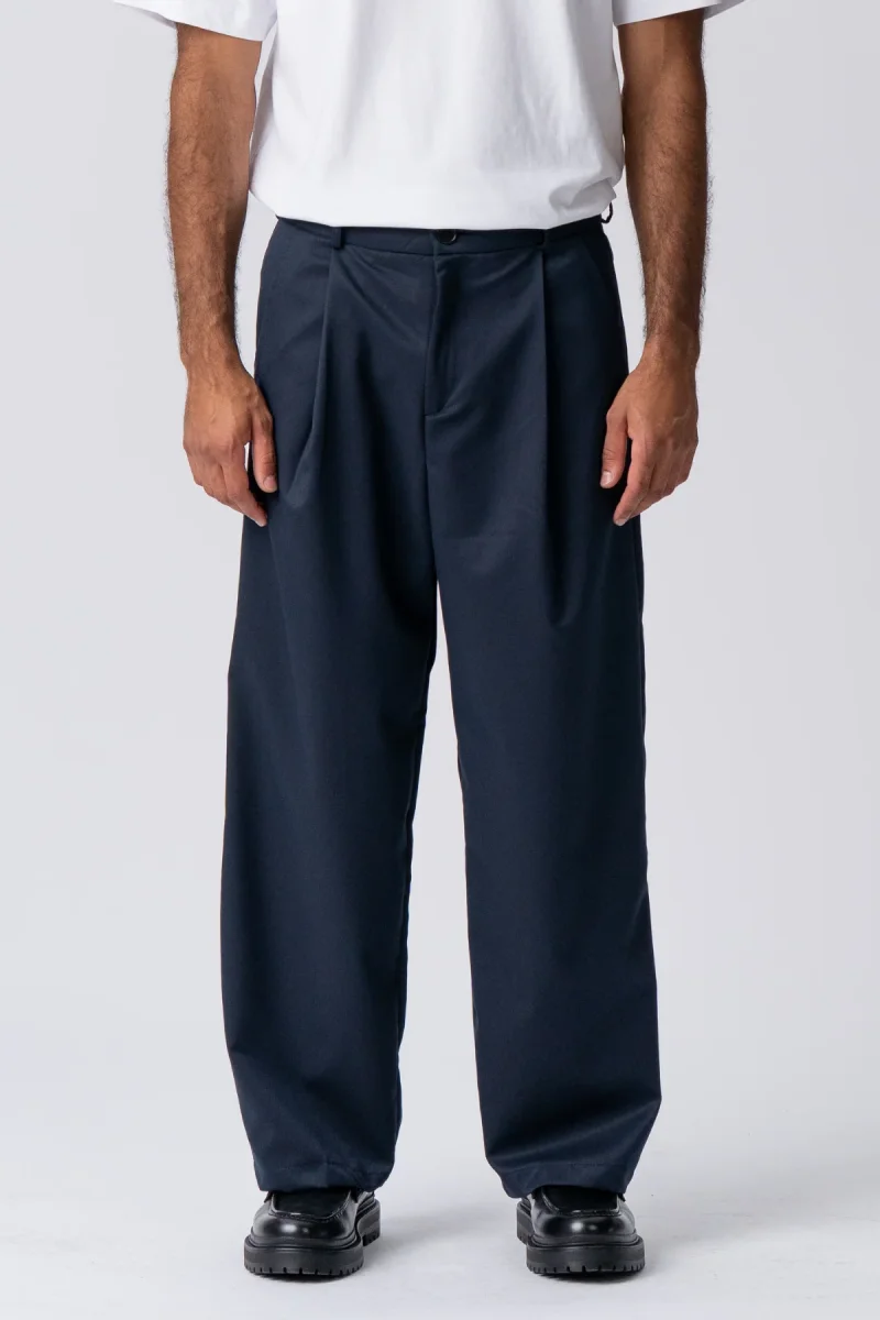 Abito ampio a pieghe Pants - Marina - immagine 2