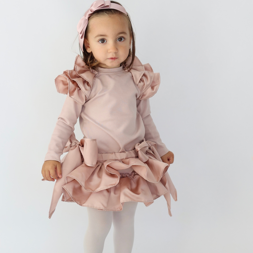 Terminata Gonna Fiocco rosa cipria - immagine 7