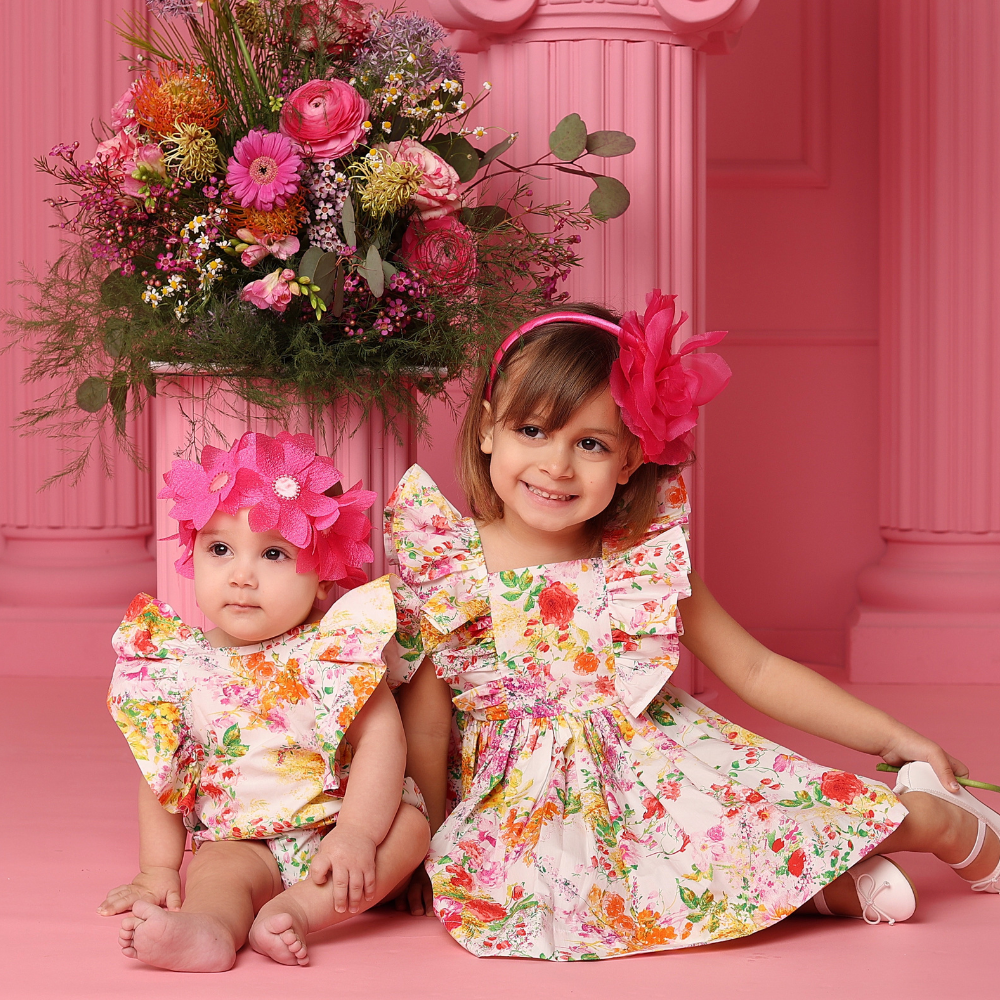 Terminato Abito Isabel con fiori variopinti - immagine 3