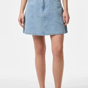 Gonna a forma di Abbi - denim azzurro