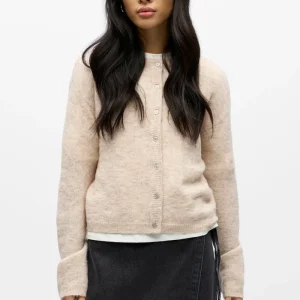 Cardigan in maglia agata - Humus Melange