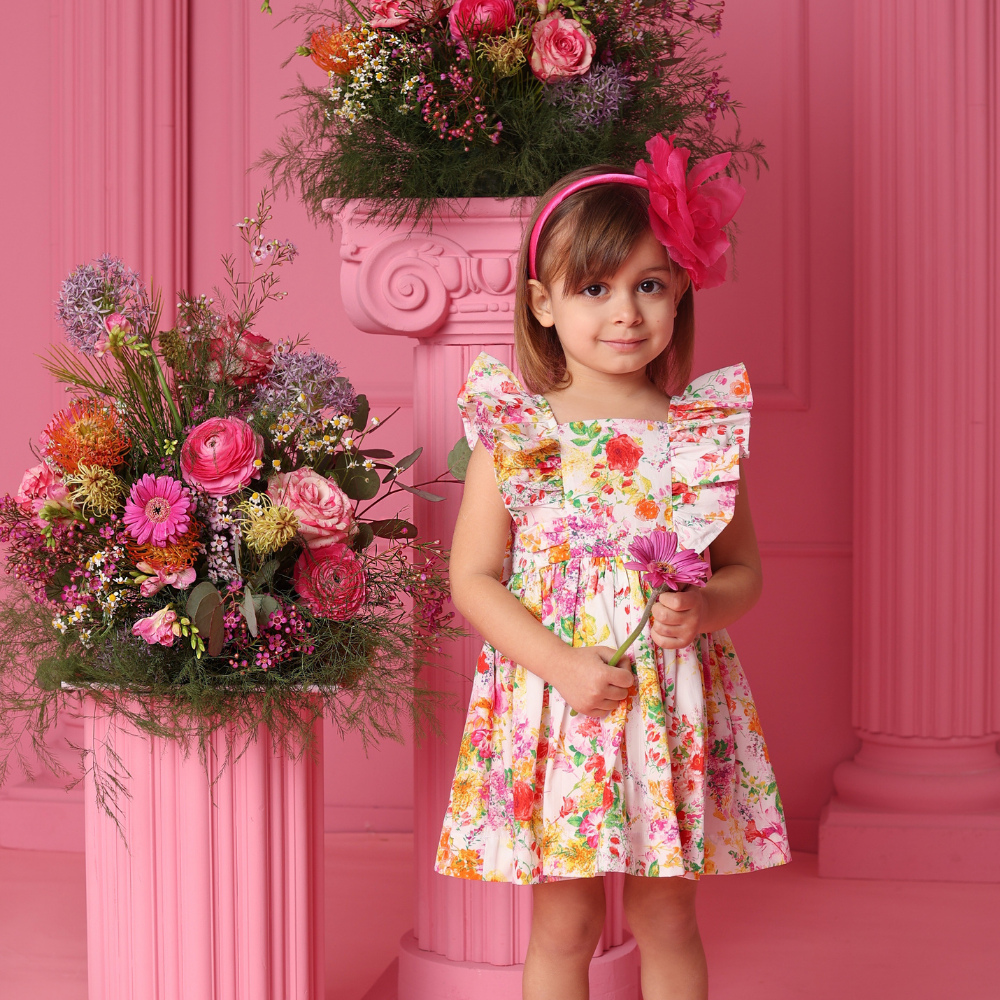 Terminato Abito Isabel con fiori variopinti - immagine 4