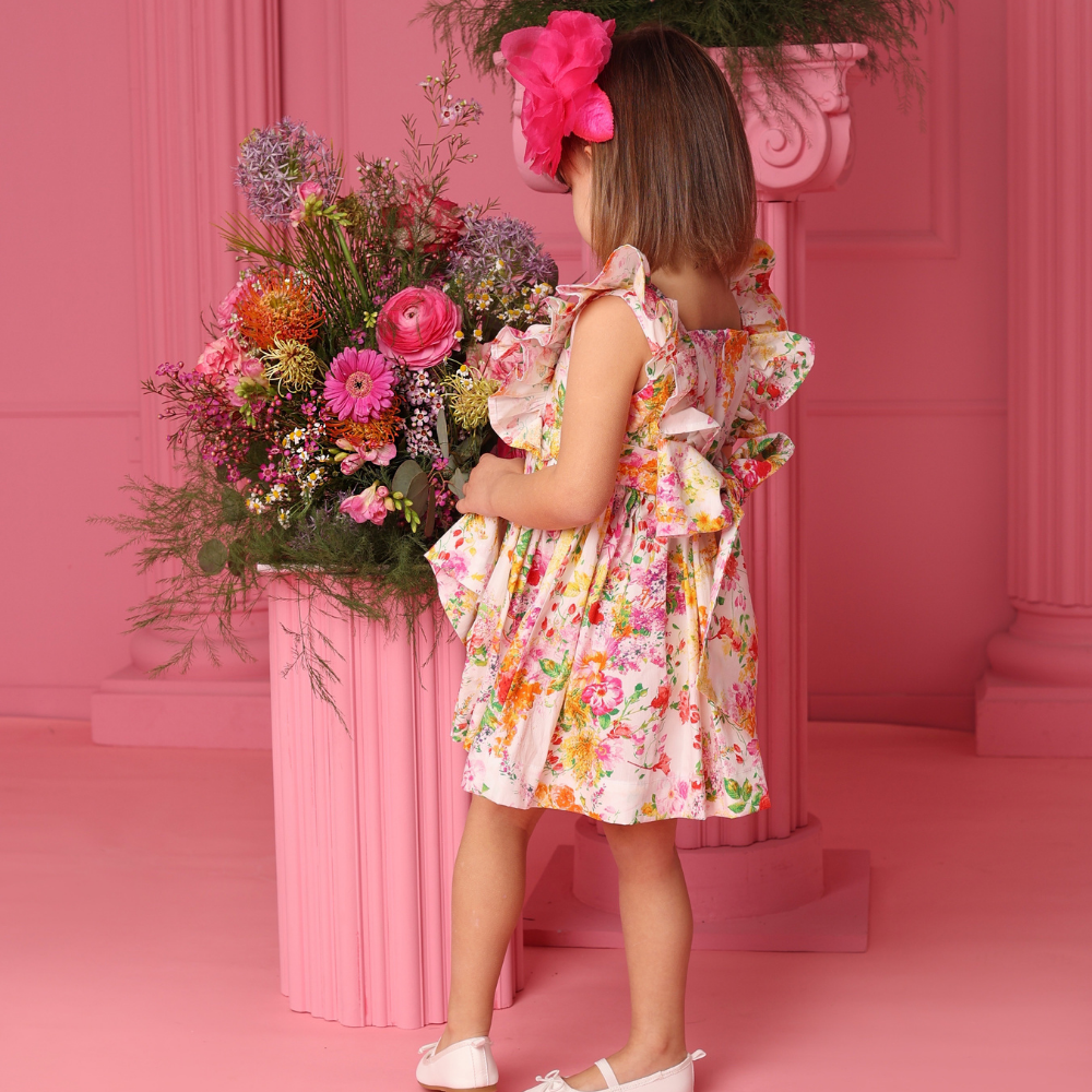 Terminato Abito Isabel con fiori variopinti - immagine 6