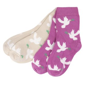 SET CALZINI PEACE – MAGNOLIA/BEIGE