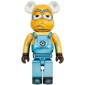 BEARBRICK 1000% MINIONS KEVIN CHROME VERSION