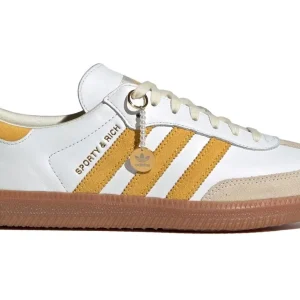 adidas samba sporty & rich white bold gold