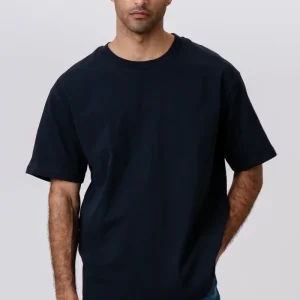 T-shirt Boxfit pesante - Blu scuro