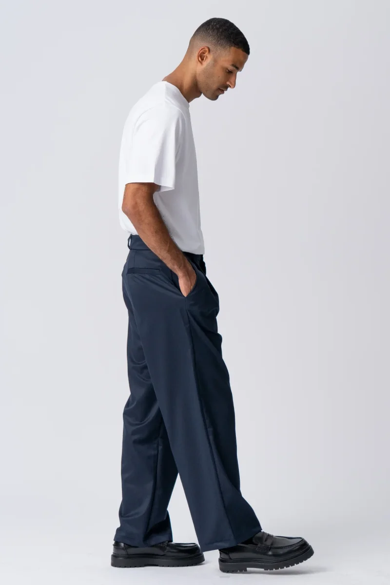 Abito ampio a pieghe Pants - Marina - immagine 4