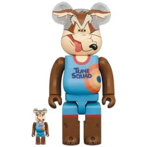 BEARBRICK 100% 400% SPACE JAM 2 WILE E. COYOTE
