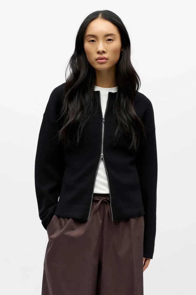 Cardigan in maglia Reynard - Nero - immagine 2