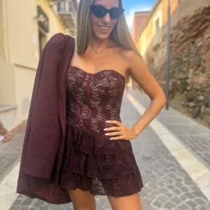 Abito “Lady Marmalade” bordeaux