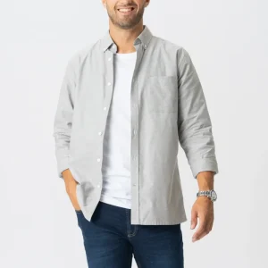 The Original Performance Oxford Shirt ™ ️ - Grey Melange