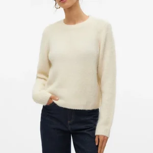 Pullover Novah con scollo a O - Betulla