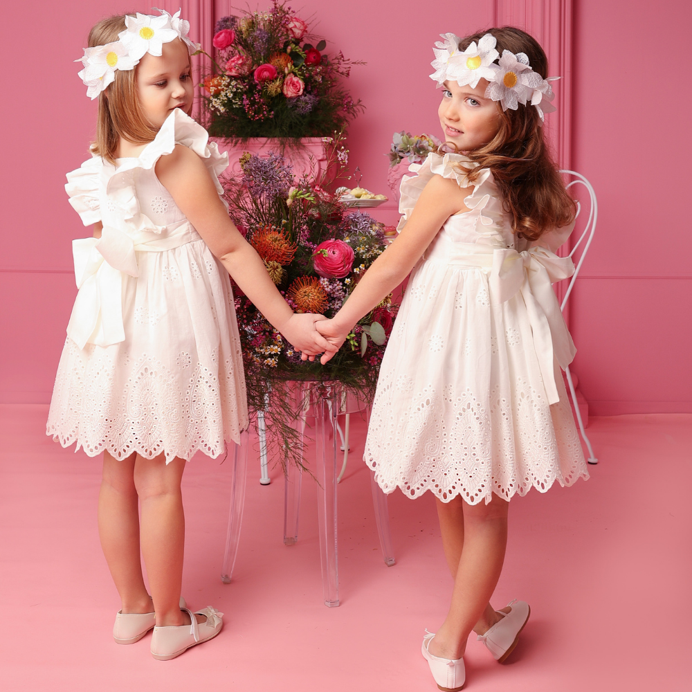 Terminato Abito Isabel in pizzo San Gallo - immagine 8