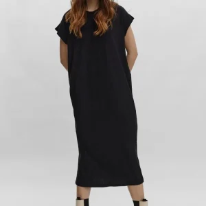 Abito a vitello a manicotto Phoenixy - Nero