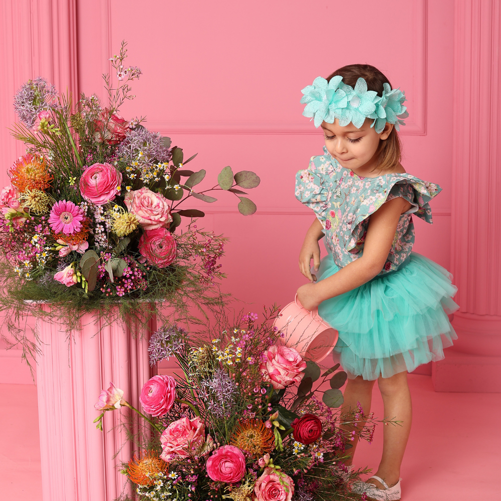 Terminata Corona di fiori tiffany per capelli - immagine 4