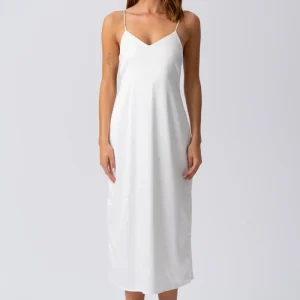 Abito con cinturino elina - bianco