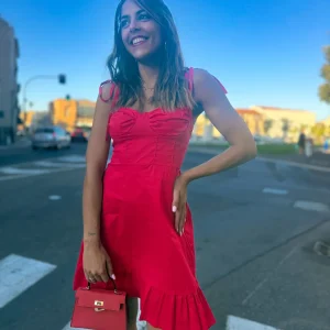 Abito “Bien sur” rosso