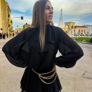 Abito “Royal Chiffon” nero