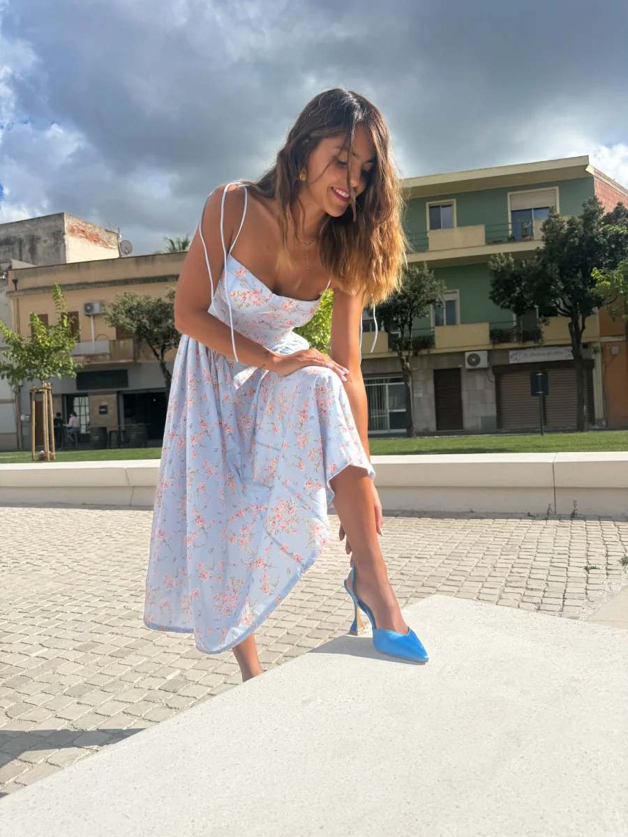 Abito “Dandeon” azzurro