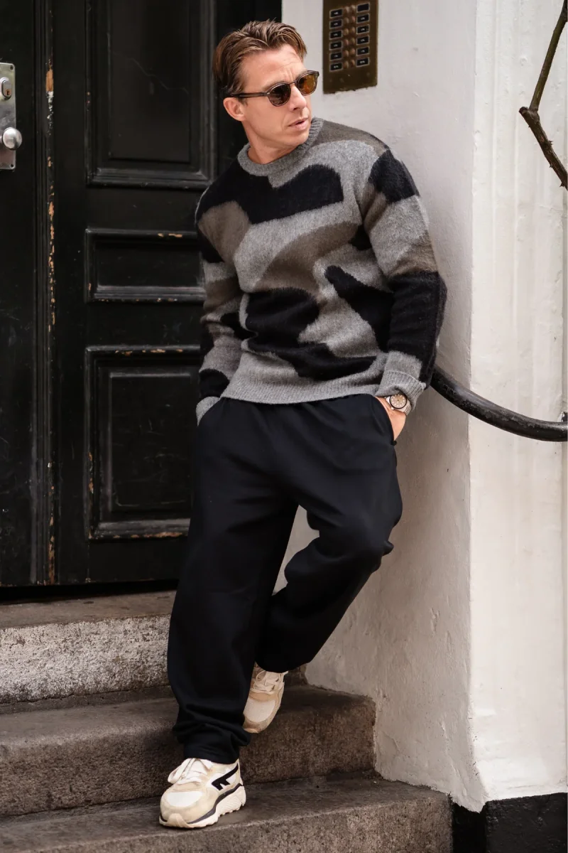 Sebastian Crew Neck Knit - Castlerock Mela - immagine 4