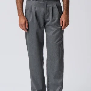 Abito ampio a pieghe Pants - Grigio chiaro