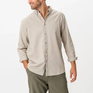 Camicia di lino - sabbia