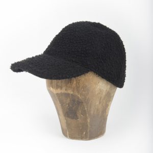 Cappello Baseball nero in Panno Casentino