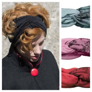 Fasce per capelli con pizzo Brigitte Bardot