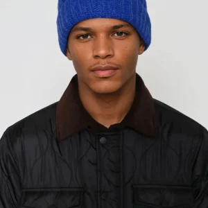 Berretto a coste - Blu