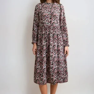 Abito a maniche lunghe Vibrooks - Rosa