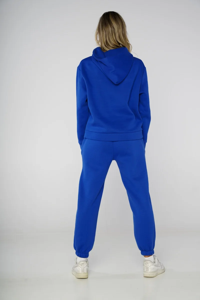 Pantalone Jogger Blu elettrico con ricamo Rue 19 Milano - immagine 4