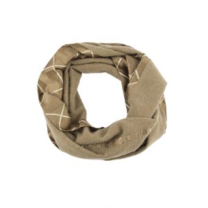 Scaldacollo ricamato cashmere seta doubleface