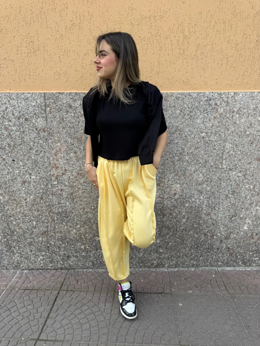 Pantaloni “Cleo” gialli - immagine 3