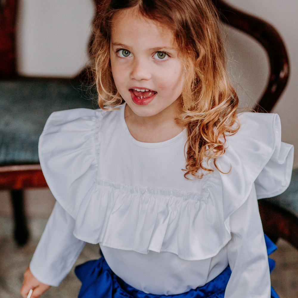 Terminata Camicetta body Emma bianca - immagine 7