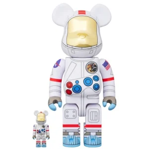 BEARBRICK 100% 400% APOLLO 17 ASTRONAUT