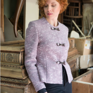 Giacche di lana cotta, rosa o verde